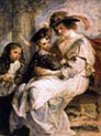 Helene Fourment with her Children-Clara-Johanna and Frans